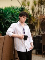 Solid Colour Plain Shirt - Image 8
