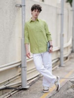Square Check Shirt - Image 8