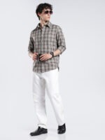 Square Check Shirt - Image 9