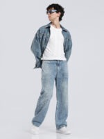 Sky Blue Denim Jeans - Image 9