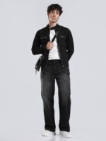 Black Denim Jeans - Image 4