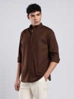 Solid Colour Plain Shirt - Image 4